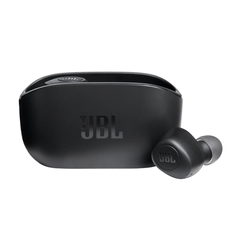 JBL Wave 100TWS - Black - True Wireless In-Ear Headphones - Hero image number null